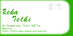 reka telki business card